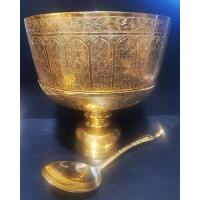 ราคา ขันพาน 9 นิ้ว ตอกลายกลีบบัวหลวง รุ่นก้นขันตอกใบโพธิ์กลางช้าง (9130891242)