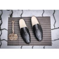 ราคา PRE ORDER Pasithea Slippers รองเท้าหนังสานสีดำเงา เปิดส้น Archibalds Slip on (524102006)