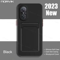 ราคา NORVIK กระเป๋าช่องใส่การ์ดปลอกอ่อนซิลิโคนสีดำเคสโทรศัพท์กันกระแทกสำหรับ Huawei Nova 10 Y61 Y71 Y70 9 SE Honor X9A X7A 50 5G N2 1ฝาครอบป้องกัน (17922335492)