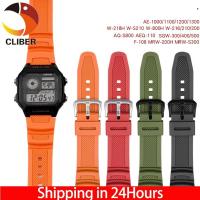 ราคา CLIBER สายนาฬิกายาง Casio 1ชิ้น18มม สายนาฬิกา AQ S810W AQ S800W SGW 300H SGW 400H SGW 500H MRW 200H AE 1000W AE 1300 AE 1200 W S200H W 800H W 216H W 735H F 108WH W 215 AEQ 110W (11786928943)