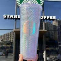 ราคา Starbuck แก้ว Starbuck ถ้วยเพชรหลากสีของขวัญคู่รักความจุมาก710มล แป้งบาร์บี้แก้วกาแฟสตาร์บัคส์แก้วแบบมีหลอดทุเรียน Starbuck Fox (17168551849)