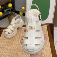 ราคา รองเท้าแตะลำลอง พื้นหนา 2นิ้ว งานหน้าสานเก็บหน้าเท้า สายหลังเป็นงานรัดส้น T18 (20524254184)