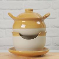 ราคา Ceramic hot pot หม้อจิ้มจุ่มเซรามิคพร้อมเตาและจานรอง หม้อชาบู (21349064716)
