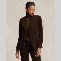 ราคา Sale Polo Ralph Lauren เสื้อเบลเซอร์ผู้หญิง Blazer Wide Wale Corduroy Blazer รุ่น WMPOOTWN5V20212 สีน้ำตาล (20849825277)