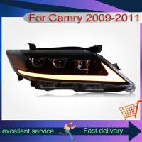ราคา ไฟหน้ารถยนต์ LED แบบเต็มสำหรับ Toyota Camry ไฟฉายคาดศีรษะ2009 2011ปีพร้อมเลนส์ DRL สัญญาณไฟเลี้ยวไฟหน้ารถจักรยานอุปกรณ์เสริมรถยนต์ (19992194422)