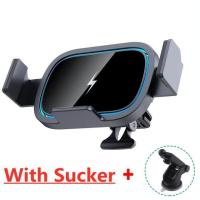 ราคา 15W Wireless Car Charger for Samsung Galaxy Z Fold 4 3 2 S23 iPhone 14 13 12 11 Auto Clamp Fast Car Charging Mount Holder Stand (19884084613)