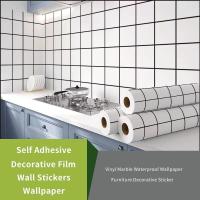 ราคา New for Kitchen Home Decor 80 Cm Wide Marble Vinyl Self adhesive Wallpaper Decorative Film Contact Paper Wall Stickers Wall Stickers Decals Wall Stick (19520902131)