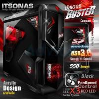 ราคา ITSONAS เคสคอมพิวเตอร์ ATX Case NP Buster Black (420429362)