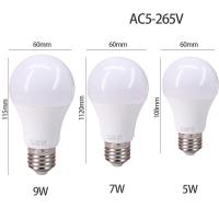 ราคา E27เซ็นเซอร์หลอดไฟอัตโนมัติ LED 5W 7W 9W AC 85 265V โคมไฟพลังงานแสงอาทิตย์ไฟกลางคืนเปิด ปิดอัตโนมัติสำหรับทางเดินในบ้านบันได (20459387697)