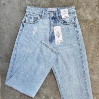 ราคา A Motion045 Stradivarius กางเกงยีนส์คลาสสิกเอวสูงพิเศษ Nonstretch (18951834037)