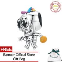 ราคา BAMOER 925เงินสเตอร์ลิงเครื่องรางฮาโลวีนฟักทองแมวดำกุหลาบกะโหลกศีรษะผีรองเท้าแม่มดแมวสุภาพบุรุษหัวกระโหลกลูกปัดสำหรับสร้อยข้อมือ BSC522 (10047400928)
