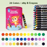 ราคา Joan Miro สีเทียนปลอดสารพิษ สีเทียนเด็ก ของแท้ แพคเกจใหม่ Washable Silky Crayons Non Toxic Soft and Washable Crayons Educational Toy for Kids (15968241950)