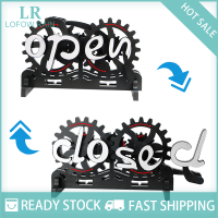 ราคา LF Wholesale Flash Sale ป้ายไม้แบบเปิด ปิดสองด้านทำจากไม้สัญลักษณ์ปิดแบบย้อนกลับสัญลักษณ์ร้านป้ายโลหะเครื่องประดับตกแต่งบ้าน (20485154497)