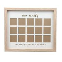 ราคา Muji MALLFamily กรอบที่ระลึก32X27ซม กรอบตกแต่งถ่ายภาพงานแต่งงาน15ชิ้นกรอบรูปตกแต่งกรอบรูปผนังโตของเด็ก (20607483801)