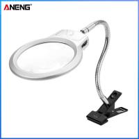 ราคา อเน็น โคมไฟโคมไฟตั้งโต๊ะ LED ตั้งโต๊ะไฟโต๊ะแบบหนีบแว่นขยาย2x แว่นขยาย5เท่า (18789986323)