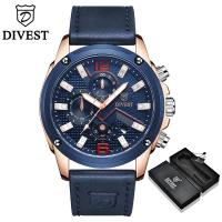 ราคา Divest นาฬิกาข้อมือควอตซ์แฟชั่น สายหนัง กันน้ํา หรูหรา สไตล์นักธุรกิจ สําหรับบุรุษ BYUE (20142262828)