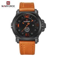 ราคา NAVIFORCE Sports Men Watch 2023 Waterproof Shock Resistant Date Wristwatch Original Brand Genunie Leather NF9099 (21126794273)