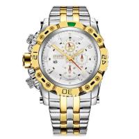 ราคา TEMEITE นาฬิกาสีทองสำหรับชายปฏิทินสแตนเลสสตีลนาฬิกาข้อมือควอตซ์แฟชั่นของผู้ชายนาฬิกาเรือนใหญ่แบรนด์นาฬิกาสุดหรู (9412920665)