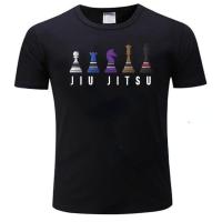 ราคา New Harajuku Men Tshirt Jiu Jitsu Bjj Chess With Text Light Mens Organic T Custom Printed Tshirts TeesSize XS 4XL 6XL (19379682587)