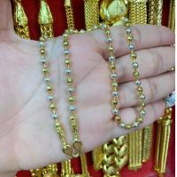 ราคา สร้อยทองคำขาว ใส่ขับผิว ไม่ลอก ไม่ดำ18 20นิ้ว งานสวย พร้อมส่ง (19427651303)