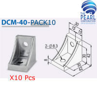 ราคา DCM 40 PACK10 DIE CAST BRACKET 40 Pack 10 Pcs for AlUMINIUM PROFILE 40x40 mm อลูมิเนียมโปรไฟล์ และอุปกรณ์จับยึด (4272690794)