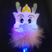 ราคา เสื้อยืดแฟนคลับอนิเมะหัวมังกรนางฟ้ากระพริบไม้เรียวของเล่นเด็ก LED เรืองแสงหัวมังกรไฟ LED ไม้วิเศษป๊อปบอลบอลรูปดาวไม้วิเศษ LED 2024พร้อมตุ๊กตาอุปกรณ์ประกอบการ Cosplay ปาร์ตี้ (20915251564)