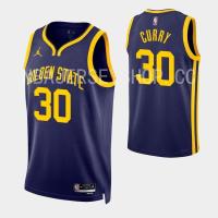 ราคา 2022 23 New Original NBA Golden State Warriors 30 Stephen Curry Jersey Swingman Heat pressed (19775959396)