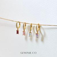 ราคา Gewinie co Quartz hoop earrings (13336686779)