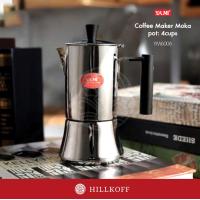ราคา HILLKOFF Yami YM6006 Milan Moka Pot 4 serving cups (1077578810)