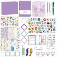 ราคา DIY Journal set KIDS Girls Notebook stationery Gift Handbook set Diary Product New (20832669148)