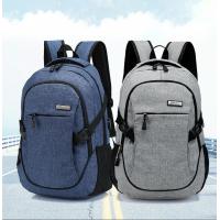 ราคา TRINISO M13 USB Canvas แฟชั่นกระเป๋าเป้สะพายหลังสำหรับผู้ชาย (372954583)