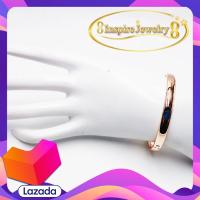 ราคา Inspire Jewelry กำไลสีทองชมพู งานDesign สวยหรู ตัวเรือนขึ้นรูปด้วยทองเหลืองเนื้อดี ชุบทองชมพูเนื้อหนาลงยาสวย งานจิวเวลลี่ ขนาด 5 5x5 5cm (18226806834)