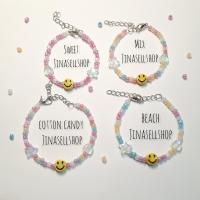 ราคา พร้อมส่ง กำไลลูกปัดหน้ายิ้ม กำไลข้อมือ กำไลลูกปัด กำไลปรับระดับ กำไลลูกปัดsmiley เครื่องประดับผู้หญิง กำไลมินิมอล กำไลเกาหลี กำไลลูกปัดน่ารัก (13675004070)