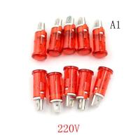 ราคา TANG Falsh Sale 10PCS Signal Lamp 10mm Red Green Yellow LED Lamp Indicator Light 12V 24V 220V (12112160624)