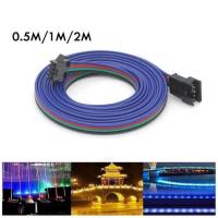 ราคา 2 Pin 3 Pin 4 Pin 5 Pin LED Connector Cable Male Female Extension Cable JST SM Wire Plug for RGB RGBWW 3528 5050 LED Strip Light (20588945028)