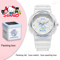 ราคา 40 มม แท้ 100 Sanrio นาฬิกาสำหรับเด็กผู้หญิงนาฬิกากันน้ำ Cinnamoroll ควอตซ์นาฬิกาน่ารักนาฬิกาข้อมือเด็ก ของขวัญวันเกิดกันกระแทกเรืองแสงที่ชัดเจนสำหรับนาฬิกาเด็ก 355 356 (21340779284)