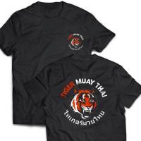 ราคา เสื้อยืดคุณภาพดี พิมพ์พรีเมี่ยม คำแนะนำยอดนิยม ใหม่ Tiger Muay Thai Kick มวยเสื้อยืดฤดูร้อนผ้าฝ้ายแขนสั้น O Neck Men T Shirt เสื้อ Harajuku Streetwear100 cottonS 5XL (20615723556)