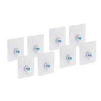 ราคา HUJIA ตัวยึดที่แขวนรูปแบบแขวนมีกาวในตัวที่แขวนกรอบรูปชั้นติดผนังกระเป๋าใส่อุปกรณ์วาดภาพ (19974184545)