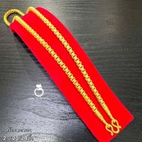 ราคา สร้อยคอ m259 ลายลูกเต๋า หนัก 2 บาท ยาว 2024 นิ้ว ขนาด 4 มิล งานหุ้มทองนำเข้า สร้อยหุ้มทองนำเข้า สร้อยคอทองชุบ สร้อยคอ (19386840362)