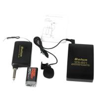 ราคา Wireless Lapel Microphone Lavalier Lapel Mic with Transmitter Receiver Multipurpose Mic for Karaoke Machine Mixer and Conference realistic (17433308841)