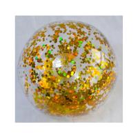 ราคา ลูกบอลชายหาดพองลมได้ Pvc Floatable Confetti ของเล่นลูกบอลชายหาดสำหรับสระว่ายน้ำปาร์ตี้ชายหาด (14825246486)