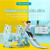 ราคา Toykidsshop สไลเดอร์เด็ก สไลเดอร์ชิงช้า 3in1 มีชุดแป้นบาส ลูกบาส No 6023 (15803828347)