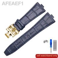 ราคา ดั้งเดิม ยาแอล สายนาฬิกาหนังแท้สำหรับ Vacheron Constantin 4500V 5500V ยก P47040ผีเสื้อกลางคืน Cowhide อุปกรณ์สายรัดนาฬิกาสายรัดข้อมือ25 8MM (19881250604)