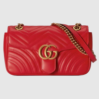 ราคา Gucci กระเป๋า GG MARMONT SMALL MATELASSÉ SHOULDER BAG (21228185494)