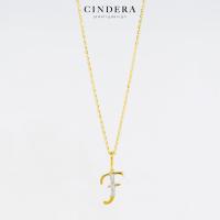 ราคา สร้อยคอทองคำแท้ จี้ตัวอักษร ประดับเพชร ทอง 9K ITALY 375 (13339825609)