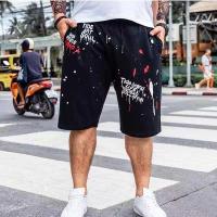 ราคา กางเกงขาสั้น เสื้อผ้าผู้ชาย ทรงหลวม ไซส์ใหญ่ คนอ้วน พลัสอ้วน กางเกงวิ่งกีฬาผ้าฝ้ายห้าจุด (12527529037)