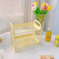 ราคา ชั้นวางของเก็บของ เอนกประสงค์พลาสติก 2 ชั้น (10834237838)