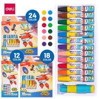 ราคา สีชอล์ค เพนเทล 12สี 18สี 24สี OIL PASTELS สีสด ระบายง่าย สีชอล์ก เหมาะระบายสี Mixlizz Club (9345774941)