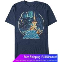 ราคา เสื้อยืดคอกลมสตาร์วอร์สเสื้อยืดยอดนิยม Star Wars Mens Vintage Victory star wars Popular T shirtsS 4XL (20776169171)