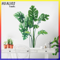 ราคา ใบไม้ต้นไม้สีเขียวเขตร้อนขนาดใหญ่ HUALI02สติ๊กเกอร์ติดผนังในบ้านตกแต่งห้องรูปลอกปาล์ม (20524886489)
